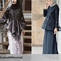 Kebaya Bludru Modern Hijab Hitam